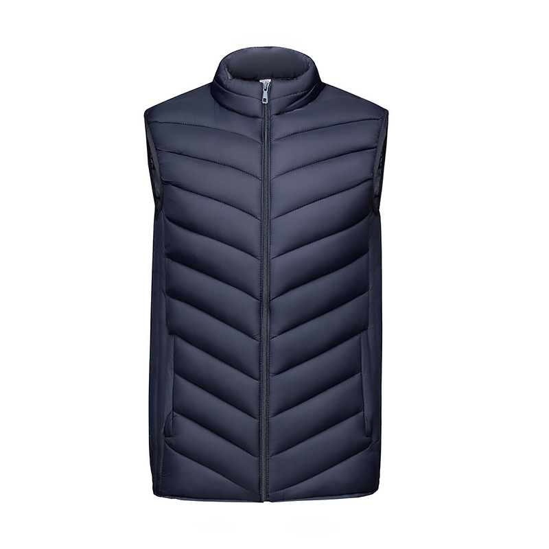 Aliexpress base de hombre de otoño y invierno, chaleco blanco cálido, chaleco de tendencia explosiva Amazon