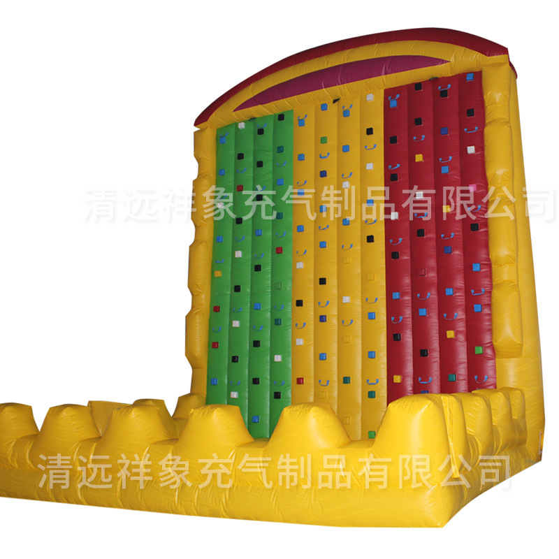 Castillo inflable, muro de escalada, gran trampolín para niños al aire libre, tobogán, puestos cuadrados, equipo de castillo travieso, comercio exterior