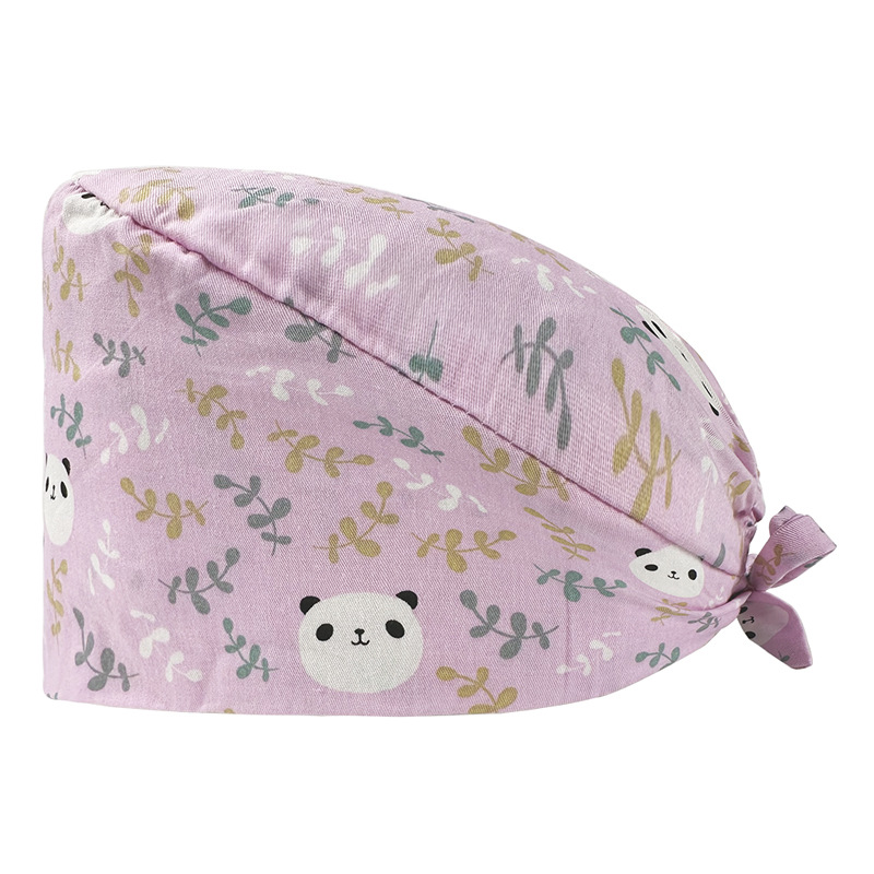 Quirófano sombrero mujer algodón quirúrgico encaje impreso enfermera sombrero nueva hebilla quimioterapia confinamiento masculino oral dental