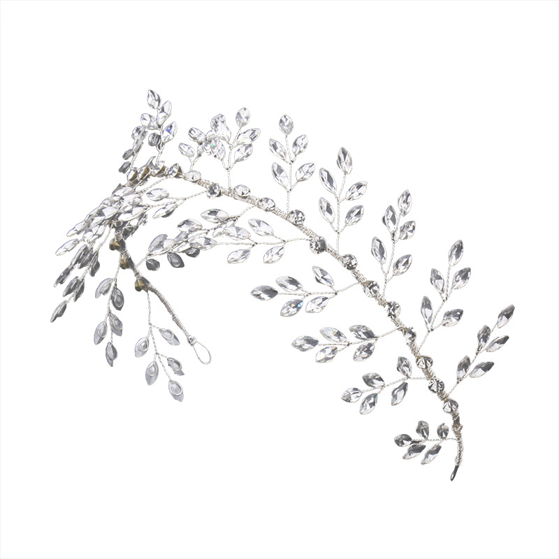 Nueva banda de pelo hecho a mano accesorios de cristal coreano accesorios de boda estilo princesa
