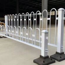 京式道路护栏公路中央分流安全围栏马路mu型防撞栅栏市政隔离栏杆
