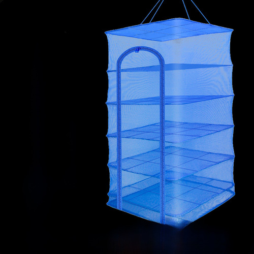 Folding fish net drying cage square fish drying net vegetable net mosquito-proof drying net insect-proof net