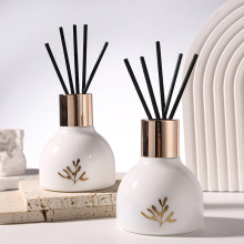 香薰室内持久高级陶瓷瓶摆件家用小众无火藤条熏香精油空气清新剂