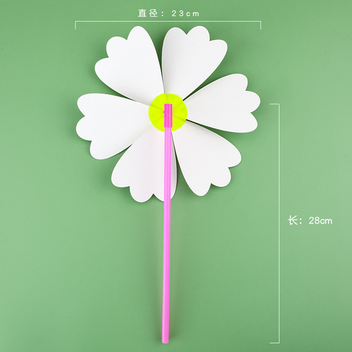 Blank Painting Windmill Kindergarten Handmade Art Materials Pack Children's DIY Graffiti Coloring Educational Toys