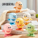 Chain winding small yellow duck jumping duck small animal baby baby children's stall toys cross-border wholesale