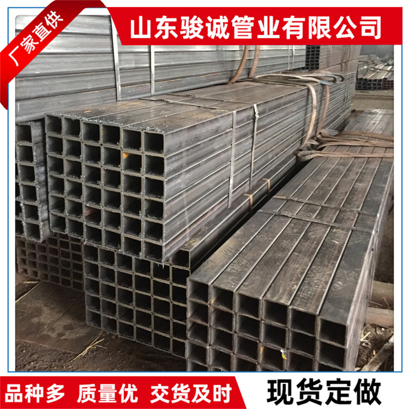 12米长矩形钢管 喷砂 喷防锈漆 Q355B 直缝方管