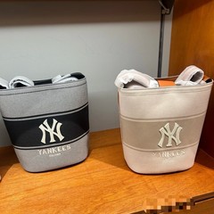 25款潮牌韩国mlb帆布水桶包 ins轻奢立体时尚单肩斜挎手提水桶包
