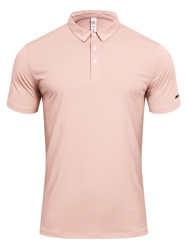 Lulu ropa de secado rápida para hombres y mujeres al aire libre deportivo casual con solapa de manga corta camiseta polo tenis ropa de golf