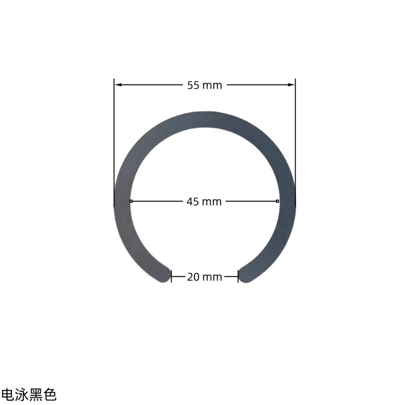 适用苹果17CD纹引磁圈不锈铁引磁环锰钢电泳磁吸片手机配件厂家|undefined