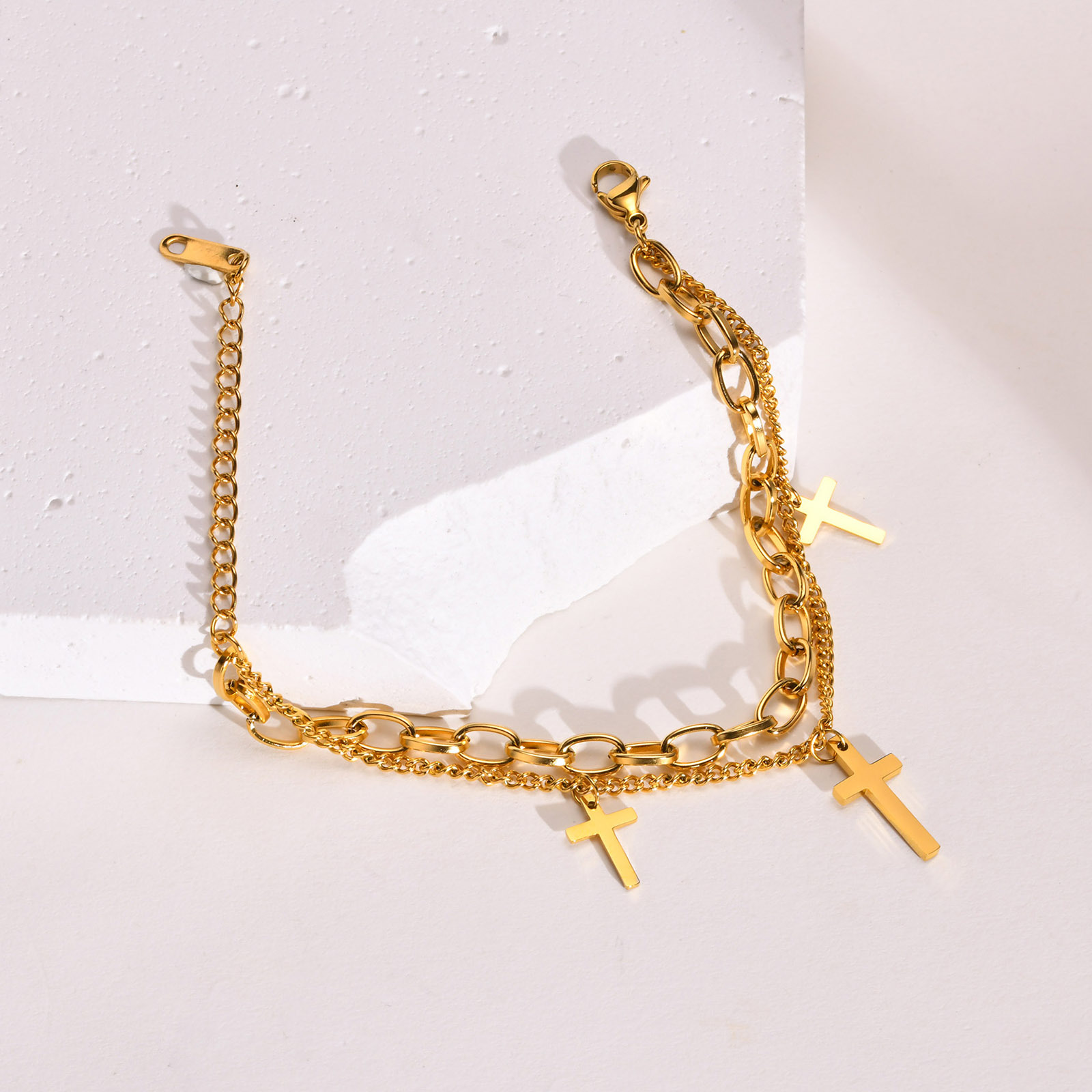 Retro Portrait Titanium Steel Bracelets Heart Ornaments Stainless Steel Rings