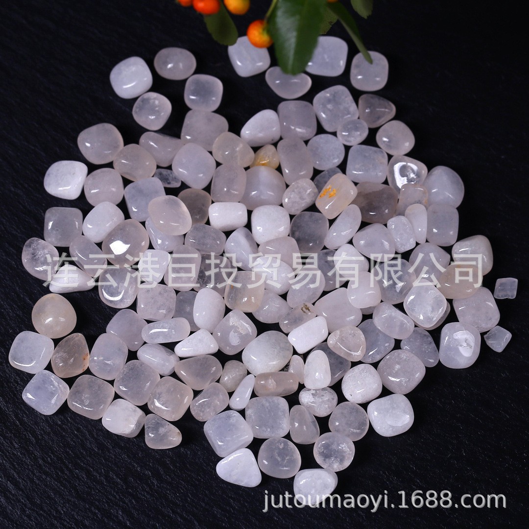 100 tipos de piedra triturada de 7 - 9mm cristal natural jade ágata espécimen de piedra preciosa marco de fotos transfronterizo mano suministro Amazon