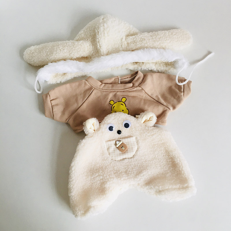 No. s Beier Lulu ropa 30cm conjunto oso muñeca ropa hecha a mano oso de peluche muñeca regalo para niñas
