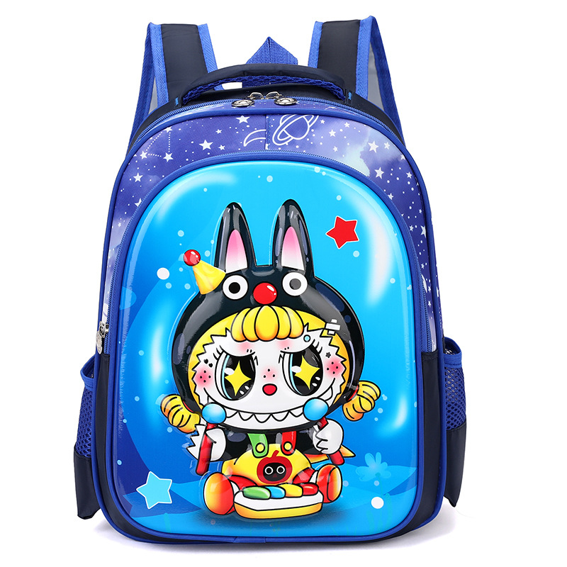 labubu mochila de hombro mochila de tela para niños mochila de jardín de infantes de gran capacidad coreana mochila de niños y niñas mochila de estudiantes