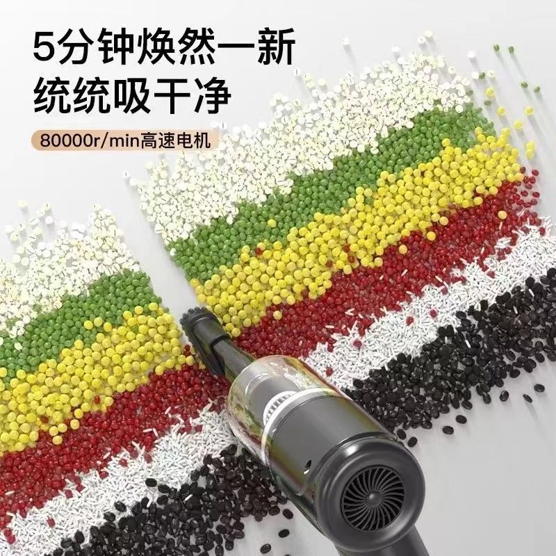 ハイパワー車用掃除機ワイヤレス超強力吸引車と家庭用両用ミニハンドヘルドポータブル掃除機|undefined