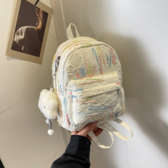 日本インス小さな新鮮なバックパック女性旅行かわいいカジュアルシンプルな大学生美しいファッションスクールバッグ
