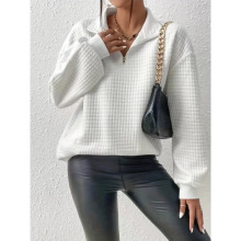 E 31168 Stand Collar Splice Hoodie ����ƴ���������羳��