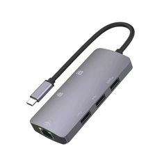 Type-c�D4K����HDMI RJ45�W������һ�Uչ�]USB HUB��������PD���