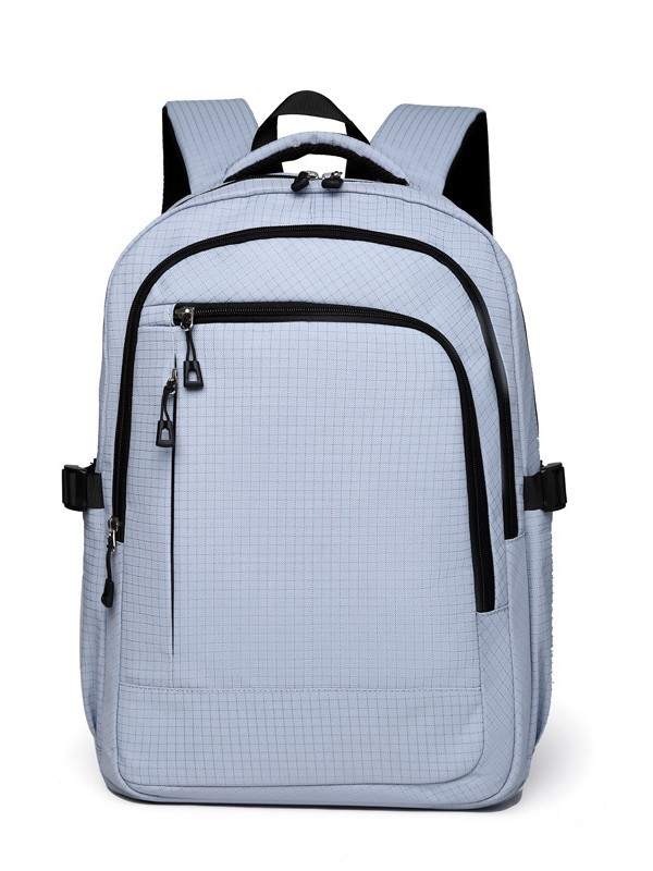 Nueva moda bolsas de computadora de viaje de negocios, bolsas coreanas a cuadros, mochila simple al aire libre de gran capacidad