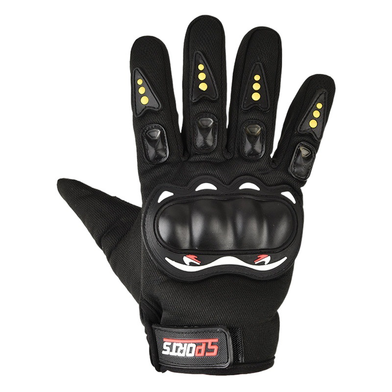 Motocicleta guantes de dedo completo pantalla táctil de los hombres deportes al aire libre fuera de la carretera protección de conducción motocicleta resistente a la caída guantes de dedo largo