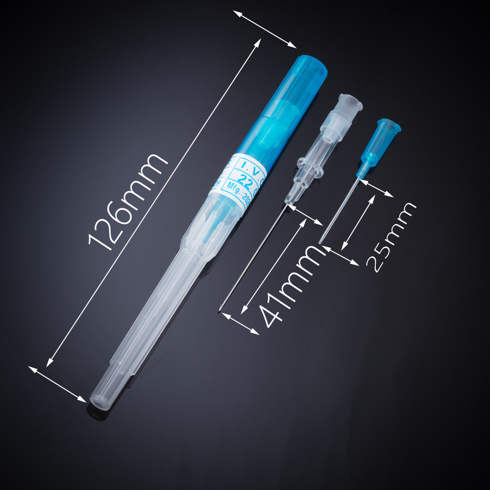 Solid Color Stainless Steel Acrylic Simple Catheter Puncture Needle