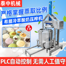 商用全自动酸奶压榨机 风味酸奶萃取机奶疙瘩奶酪压制机器设备
