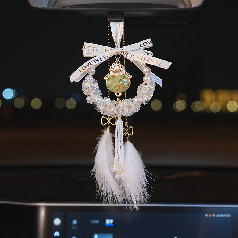 New Style Fulu Gourd Car Safety Pendant Rearview Mirror Hanging Ornament with a High-End Feel for Car and Electric Vehicle Interior Decoration