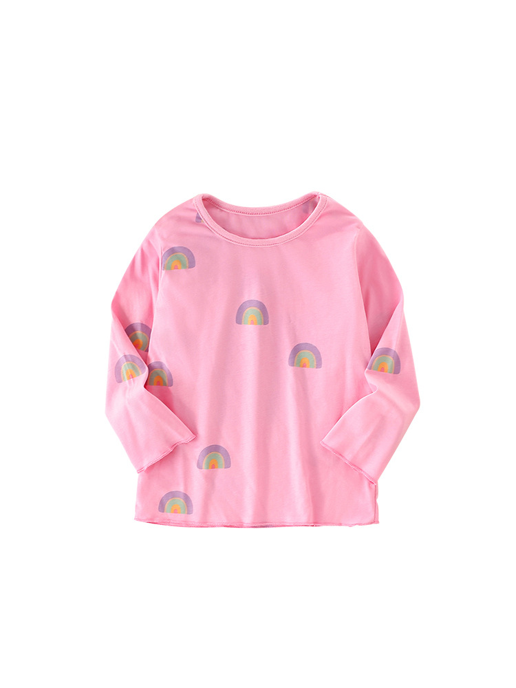 Malwee chaqueta infantil otoño y invierno nuevo estilo europeo y americano para niños de mediana edad, camiseta de cuello redondo para niñas lindas camisetas de niñas