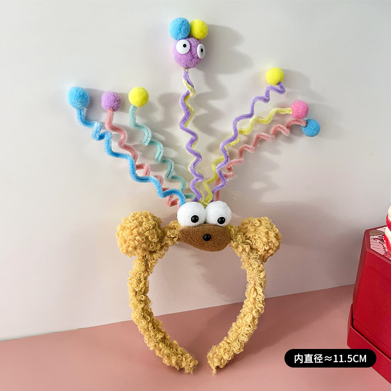 扭扭棒黄色发箍