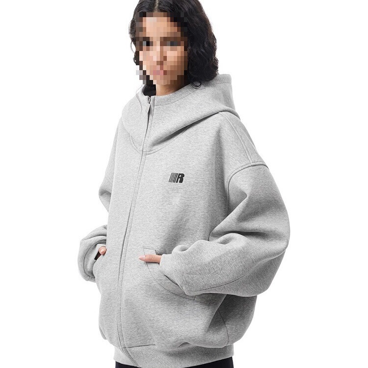 Shop 460 High Weight Turtleneck Air Layer Hooded Sweatshirt Jacket for Men and Women Spring and Autum Cardigan Tops Shop 460 High Weight Turtleneck Air Layer Hooded Sweatshirt Jacket for Men and Women Spring and Autum Cardigan Tops