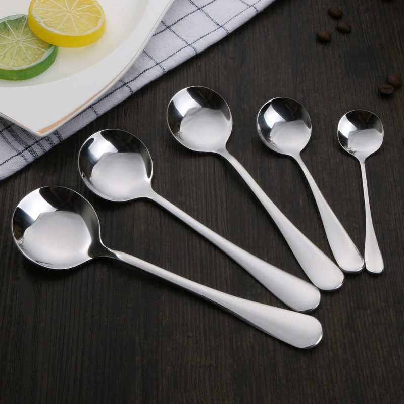 Tableware stainless steel, spoon for hotel, fruit fork, set