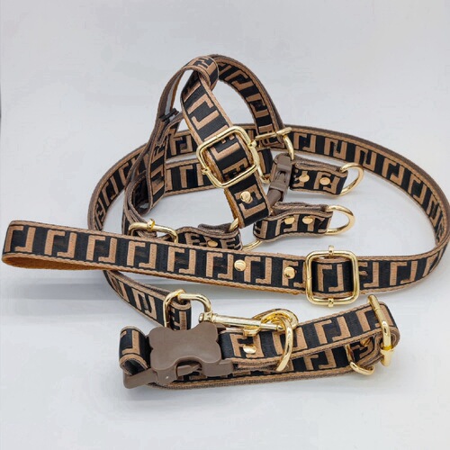 Cross-border best-selling brand trendy brand GGFF dog bulldog corgi dog shiba inu dog leash thick dog rope dog chain