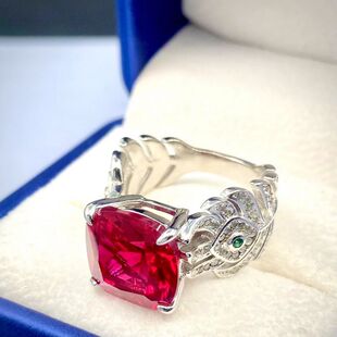 S925�y �¿� 12*12�ʷ� ��ָ ���Q�W���羳 ��Ѫ�t��ʯ �PβŮ��