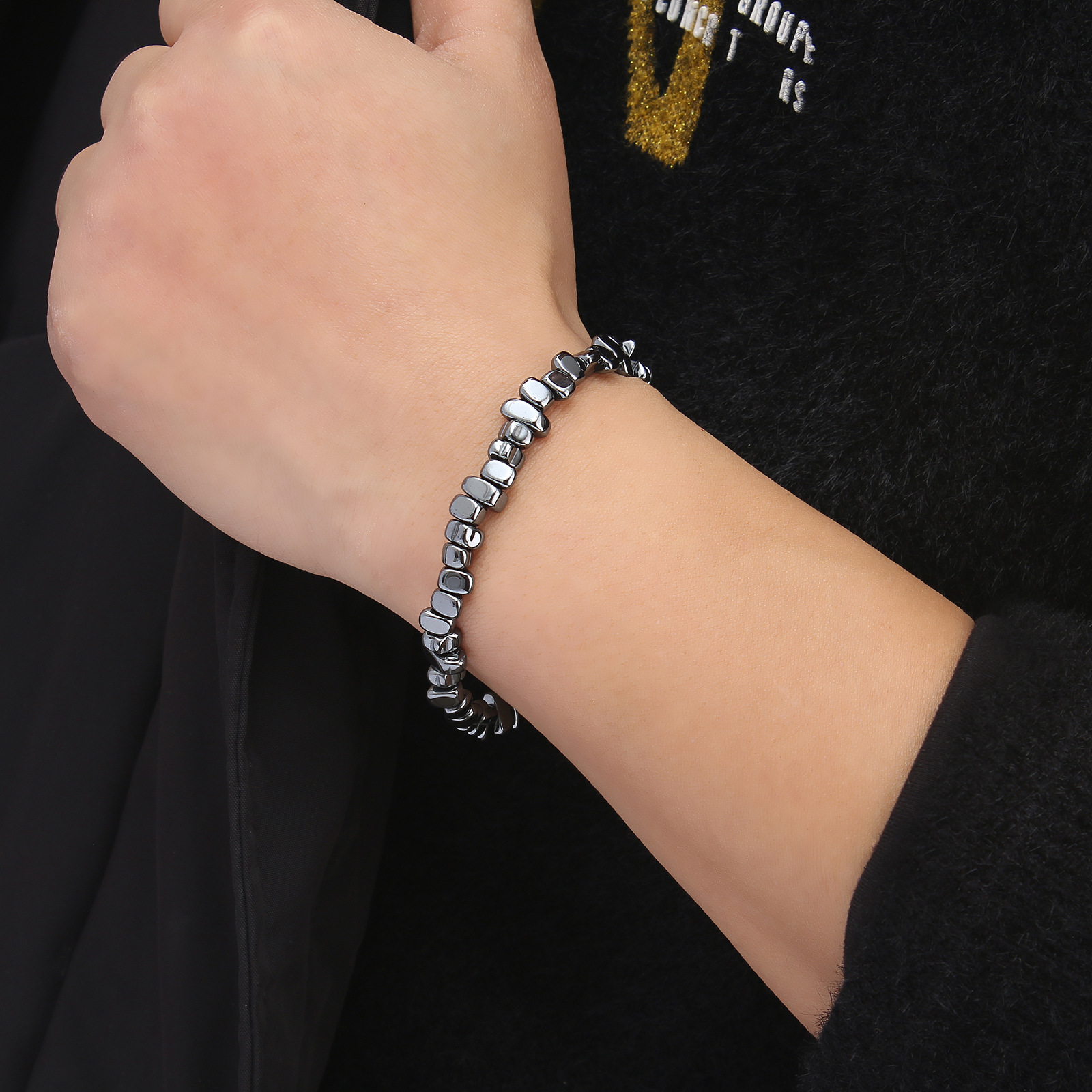 25g Weight Bracelets Classification 1 Piece Quantity Holiday, Daily Occasion 304 Stainless Steel, natural stone, Iron Gall Stone Material Solid Color Pattern Men's Gender Beaded Design Simple Style, Classic Style Style Simple Style Classic Style Solid Color 304 Stainless Steel Natural Stone Iron Gall Stone Beaded Men's Bracelets Men Beaded Bracelets 6