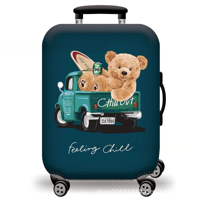 Printed Suitcase Cover Suitcase Protective Cover Suitcase Dust Cover Trolley Suitcase Elastic Cover Suitcase Elastic Cover