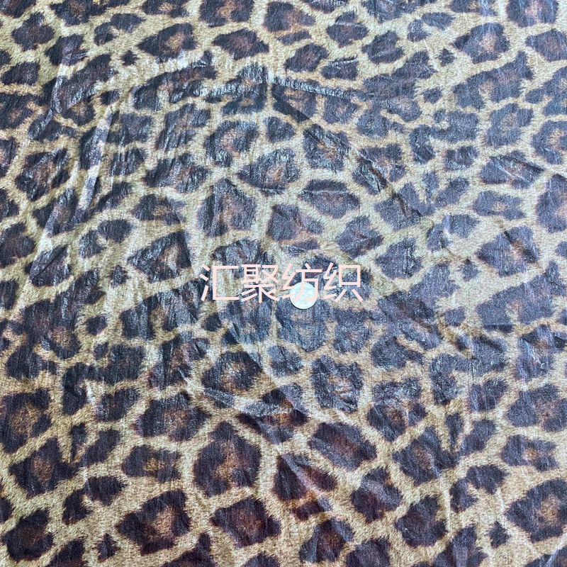 豹纹印花 时尚印花 直喷数码印花   皮革喷绘