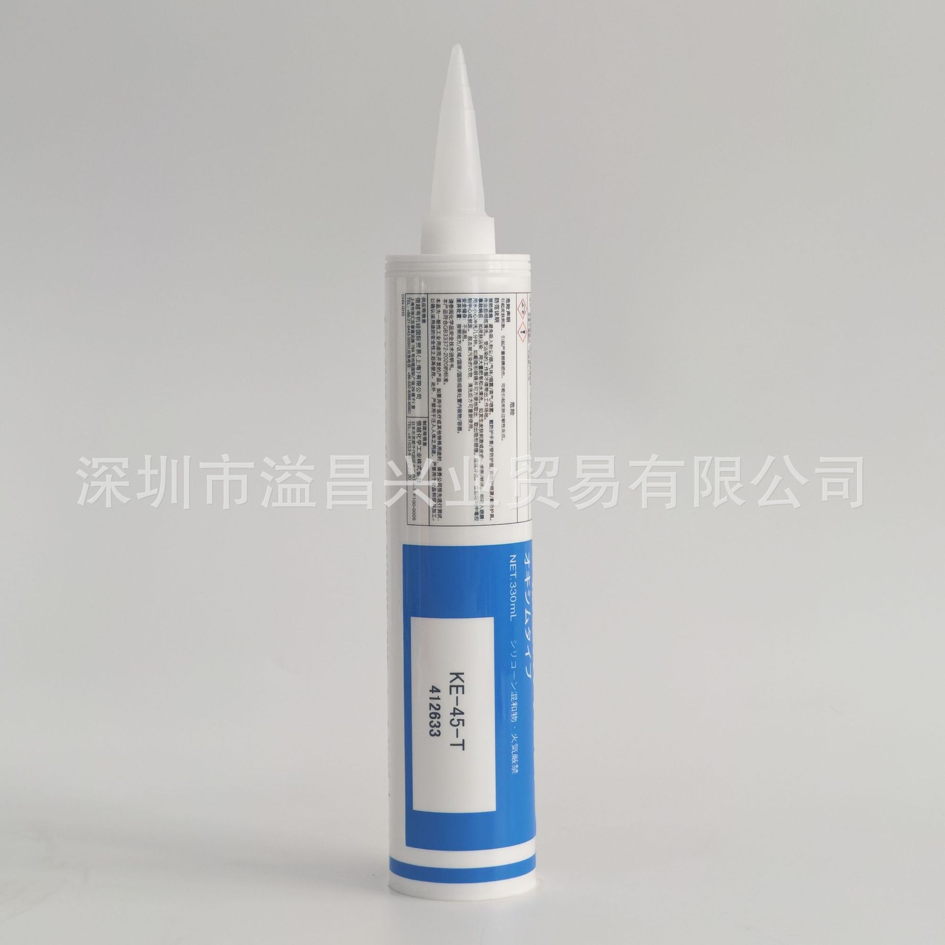 日本信越硅胶KE-45-T透明单组份RTV密封胶耐候胶粘剂固化胶防水电