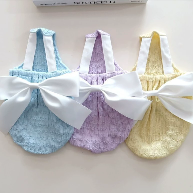 Летние новые милые домашние животные подтяжки дышащая одежда