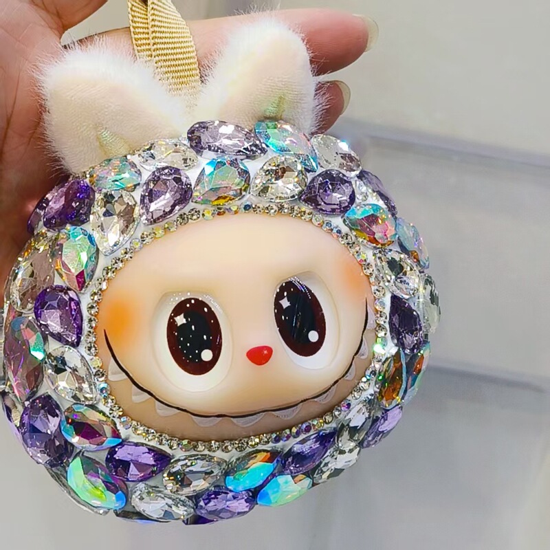 ダイヤモンドぬいぐるみペンダント l 人形ビニール小さな頭メロンかわいい人形バッグ小さなペンダント|undefined