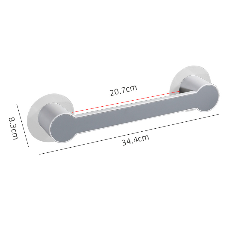 Estante para zapatillas, estante de almacenamiento para lavabo de baño, estante de pared para baño, toallero, tipo ventosa sin taladro.