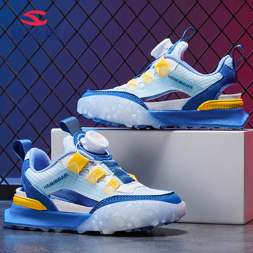 Habib Bear Children's Shoes  Summer Boys' Sports Sandals Girls' Single Net Sports Shoes Baotou Frame Shoes Shipping