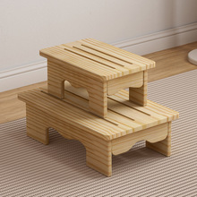 脚踏凳实木小矮凳客厅办公室搁脚垫脚凳浴室马桶防滑木凳儿童板凳
