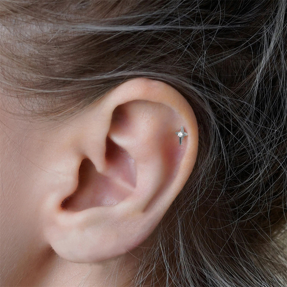 2g Weight October Birthstone Opal, Zircon Inlay Material Ear Studs Classification 1 Piece Quantity Daily Occasion 925 Sterling Silver Material Geometric Pattern Unisex Gender Plating, Inlay Design Simple Style Style 1 Piece Ear Cartilage Rings & Studs Simple Style Geometric 925 Sterling Silver Plating Inlay Opal Zircon 21