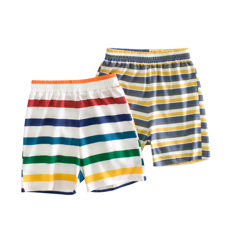 27kids ropa infantil transfronteriza al por mayor verano 2025 nuevos pantalones cortos para niños pantalones de casa para bebés suministro de primera mano image 2