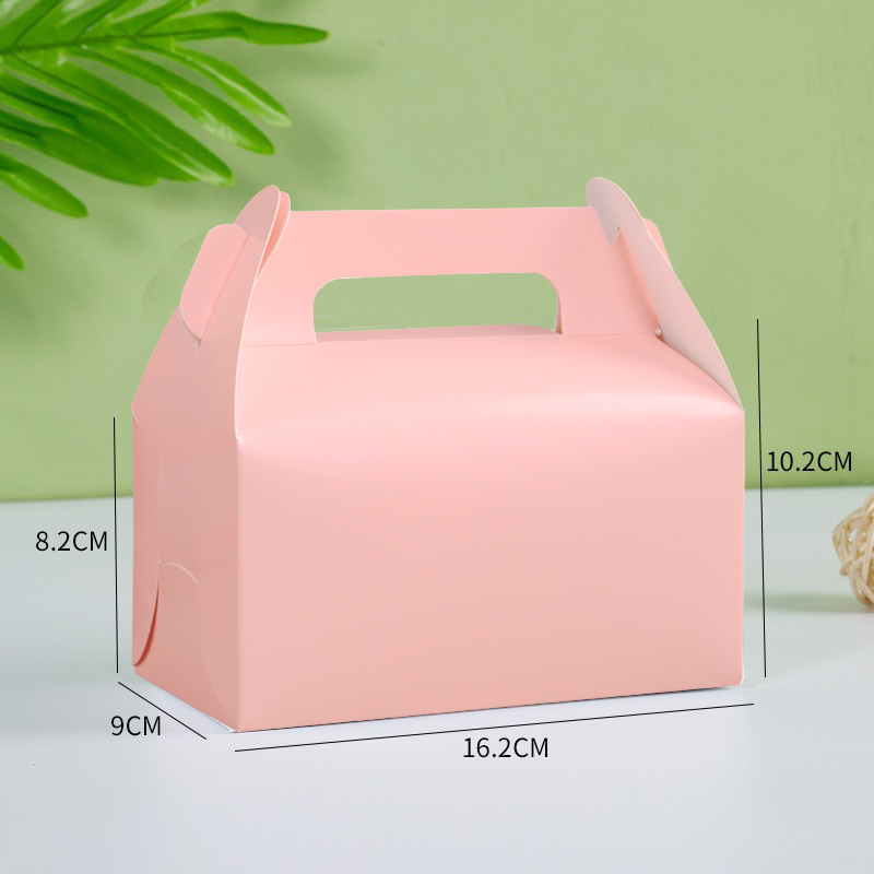 Caja de pastel de mousse portátil, caja de embalaje desechable de pan horneado, caja de embalaje de alimentos, caja de postres, caja de embalaje de bocadillos