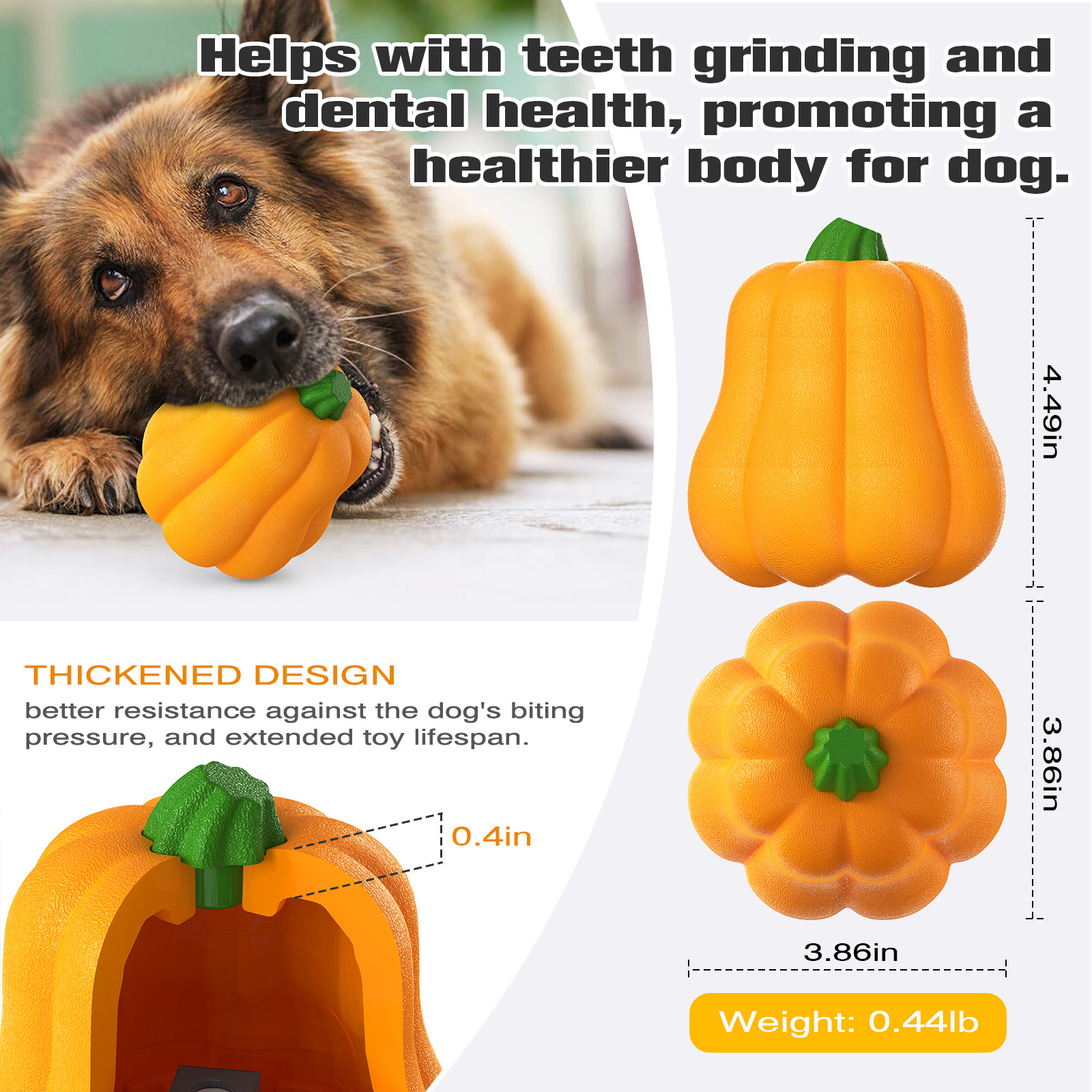 Juguetes de sonido de perro de calabaza de Halloween Amazon y otros suministros transfronterizos para mascotas calientes al por mayor juguetes de crujido