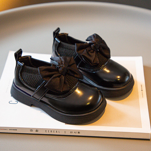 Baby Girl Butterfly Bow Soft Sole Shoes Spring Summer New Fashion Girl Shoes for Toddler and Big Kids Student Shoes