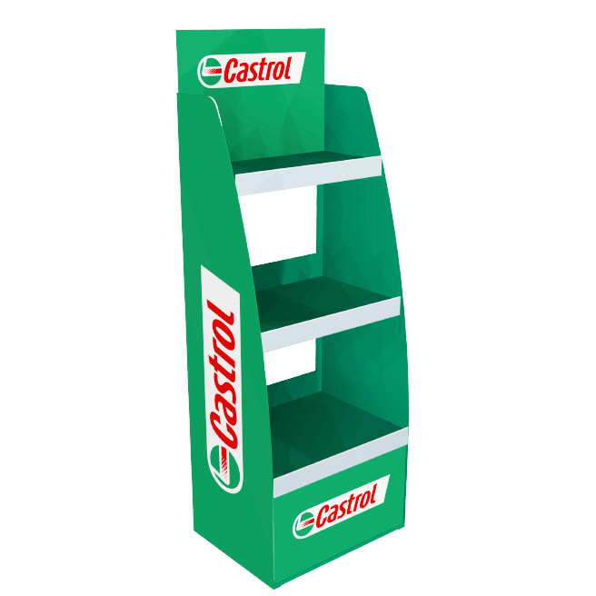 专业定制定做壳牌美孚嘉实多金属展示架长城润滑油机油金属展示架