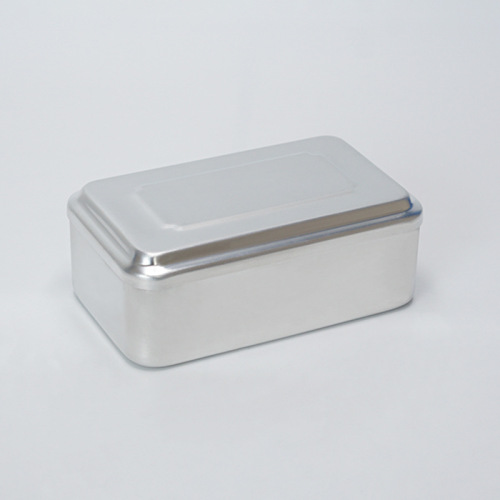 Aluminum sterilization box, medical sterilization box with lid, perforated and non-porous sterilization box, laboratory sterilization box, surgical instrument box