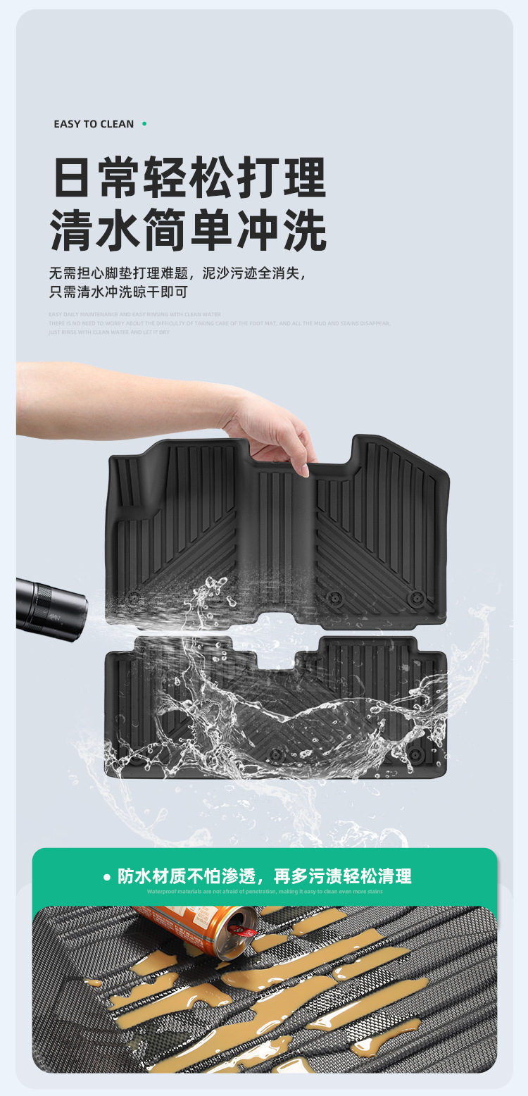 Suitable for 25-26 Chery Icar V23 Car Special Floor Mats Tpe Floor Mats Trunk Mats Backrest Mats