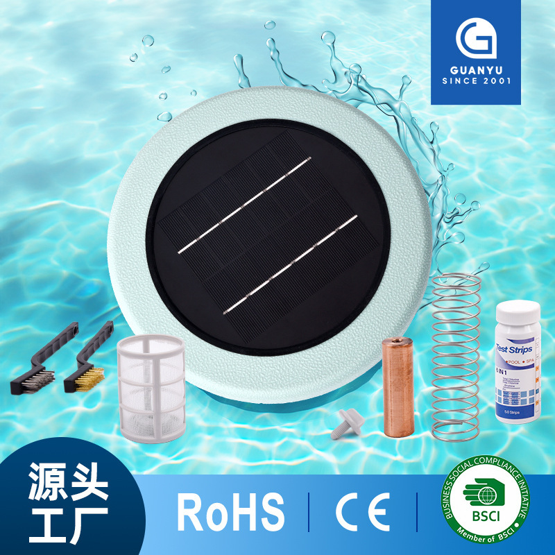 Solar Technology Cleaning and Filtration Equipment Swimming Pool Ionizer Ion Sterilization Technology Villa Home
